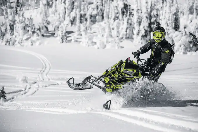 Snowmobiling